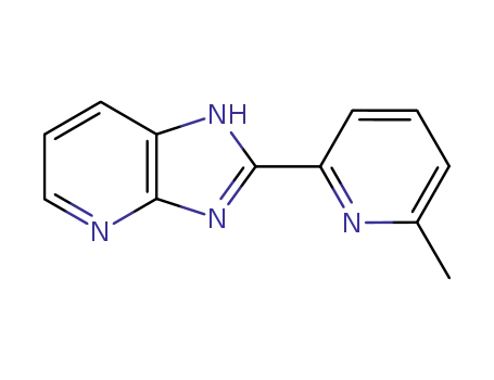 Molecular Structure of 63572-58-7 (1H-Imidazo[4,5-b]pyridine, 2-(6-methyl-2-pyridinyl)-)