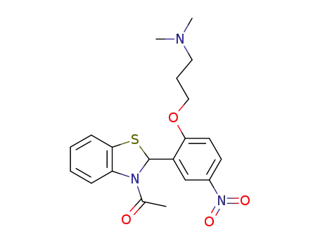 Benzothiazole,
3-acetyl-2-[2-[3-(dimethylamino)propoxy]-5-nitrophenyl]-2,3-dihydro-