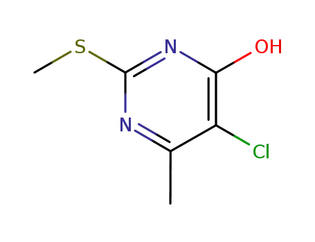 5-chloro-6-methyl-2-(methylsulfanyl)pyrimidin-4(1H)-one