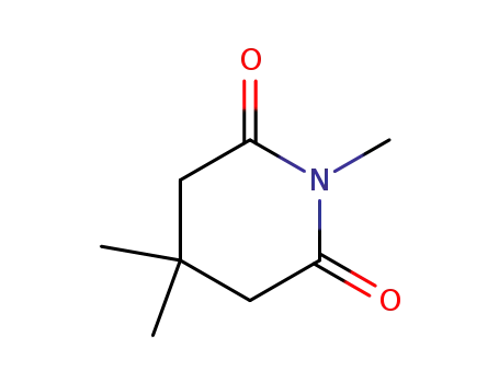 Molecular Structure of 25115-67-7 (1,4,4-Trimethyl-2,6-piperidinedione)