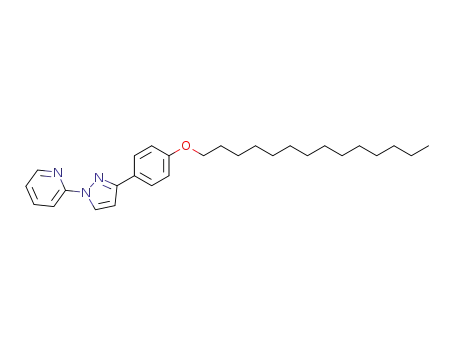 Pyridine, 2-[3-[4-(tetradecyloxy)phenyl]-1H-pyrazol-1-yl]-