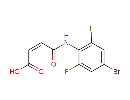 2-Butenoic acid, 4-[(4-bromo-2,6-difluorophenyl)amino]-4-oxo-, (2Z)-