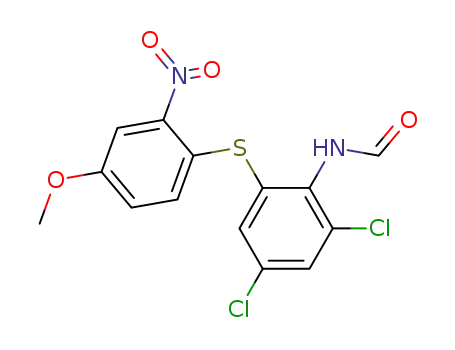 N-[2,4-Dichloro-6-(4-methoxy-2-nitro-phenylsulfanyl)-phenyl]-formamide