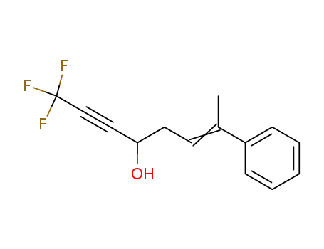 (E)-1,1,1-Trifluoro-7-phenyl-oct-6-en-2-yn-4-ol
