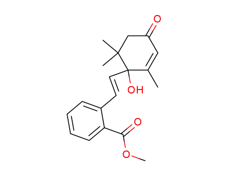2-[(E)-2-(1-Hydroxy-2,6,6-trimethyl-4-oxo-cyclohex-2-enyl)-vinyl]-benzoic acid methyl ester