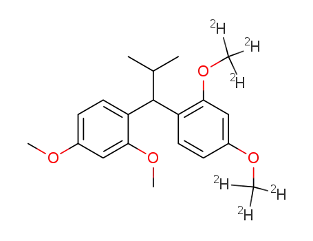 1-(2,5-dimethoxyphenyl)-1-(2,5-<dimethoxy-(2)H6>phenyl)-2-methylpropane