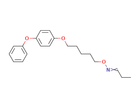 Molecular Structure of 100325-82-4 ((1E)-N-{[5-(4-phenoxyphenoxy)pentyl]oxy}propan-1-imine)