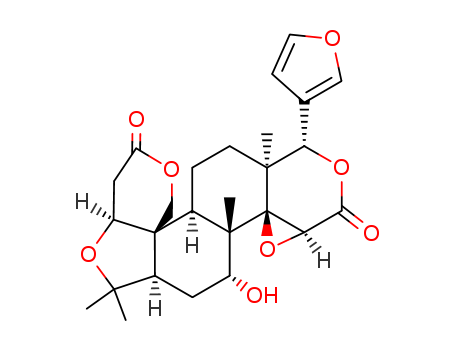 11H,13H-Oxireno[d]pyrano[4',3':3,3a]isobenzofuro[5,4-f][2]benzopyran-6,13(5aH)-dione,8-(3-furanyl)dodecahydro-4-hydroxy-2,2,4a,8a-tetramethyl-,(2aR,4R,4aS,4bR,5aS,8S,8aS,10aR,10bR,14aS)-