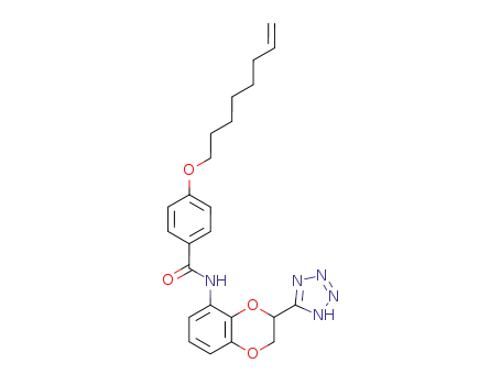 Benzamide,
N-[2,3-dihydro-3-(1H-tetrazol-5-yl)-1,4-benzodioxin-5-yl]-4-(7-octenyloxy
)-