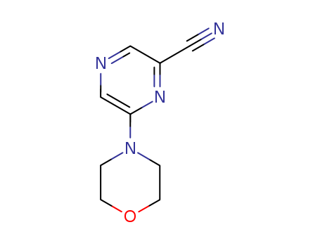 6-(4-morpholinyl)-2-Pyrazinecarbonitrile