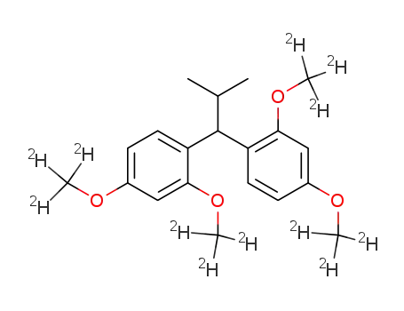 1,1-bis(2,4-<dimethoxy-<sup>2</sup>H6>phenyl)-2-methylpropane