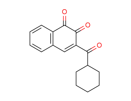 1,2-Naphthalenedione, 3-(cyclohexylcarbonyl)-