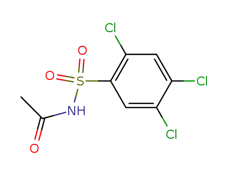 N-<2.4.5-Trichlor-benzolsulfonyl>-acetamid