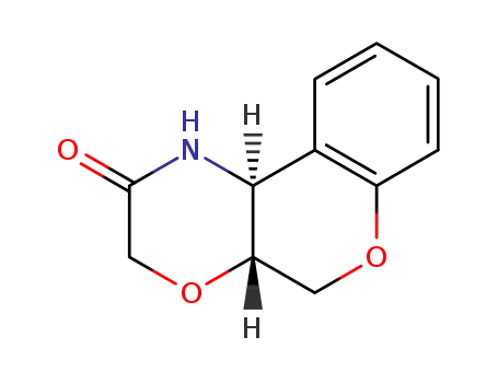 (4a<i>r</i>,10b<i>t</i>)-1,4a,5,10b-tetrahydro-chromeno[3,4-<i>b</i>][1,4]oxazin-2-one