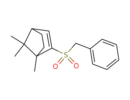 Molecular Structure of 59056-08-5 (1,7,7-Trimethyl-2-phenylmethanesulfonyl-bicyclo[2.2.1]hept-2-ene)