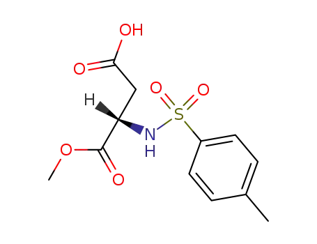 (S)-N-<(4-Methylphenyl)sulfonyl>asparaginsaeure-1-methylester