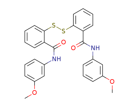 Benzamide, 2,2'-dithiobis[N-(3-methoxyphenyl)- (9CI)
