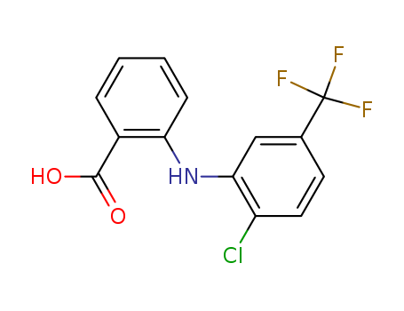 Benzoic acid,2-[[2-chloro-5-(trifluoromethyl)phenyl]amino]- cas  13581-06-1