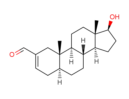 17β-ヒドロキシ-5α-アンドロスタ-2-エン-2-カルボアルデヒド