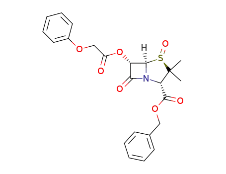 1β-oxo-6α-phenoxyacetoxy-1λ<sup>4</sup>-penicillanic acid benzyl ester