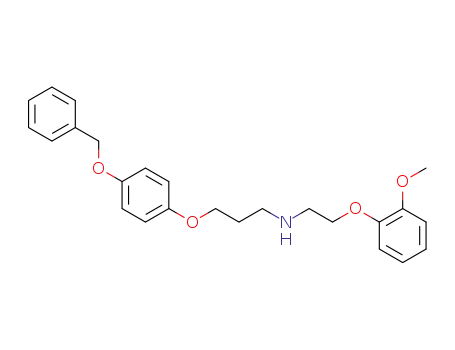N-<2-(2-Methoxy-phenoxy)-ethyl>-3-(4-benzyloxy-phenoxy)-propylamin