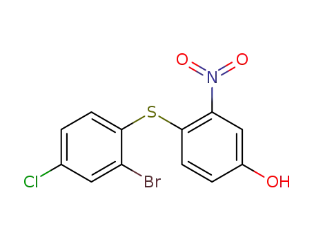 2'-Brom-4'-chlor-4-hydroxy-2-nitro-diphenylsulfid