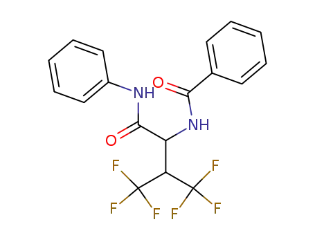 d.l-3.3.3-Trifluor-2-trifluormethyl-1-phenylcarbamoyl-1-benzamino-propan