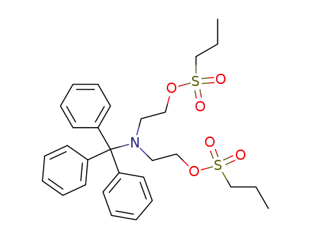 1-Propanesulfonic acid, [(triphenylmethyl)imino]di-2,1-ethanediyl ester