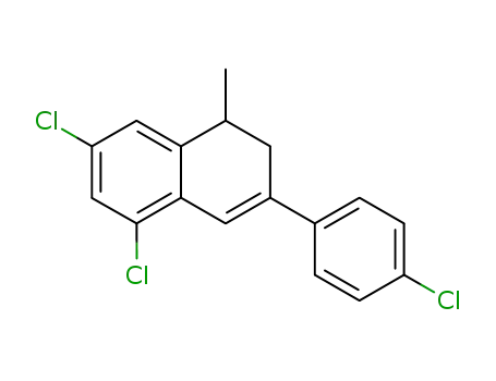 5,7-Dichloro-3-(4-chloro-phenyl)-1-methyl-1,2-dihydro-naphthalene