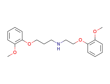 N-<2-(2-Methoxy-phenoxy)-aethyl>-3-(2-methoxy-phenoxy)-propylamin