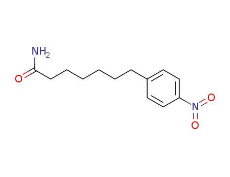 Benzeneheptanamide, 4-nitro-