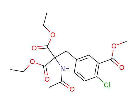 Diethyl-acetamido(3-carbomethoxy-4-chlorobenzyl)malonat