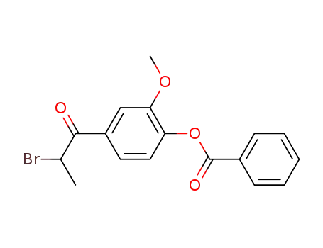 4-(2-Bromopropanoyl)-2-methoxyphenyl benzoate
