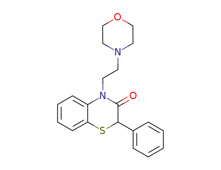Molecular Structure of 96973-30-7 (2H-1,4-Benzothiazin-3(4H)-one, 4-[2-(4-morpholinyl)ethyl]-2-phenyl-)