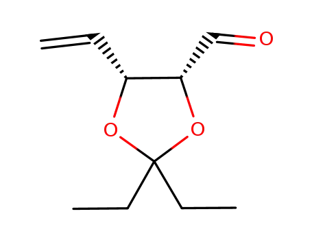 (4R,5R)-2,2-diethyl-5-vinyl-1,3-dioxolane-4-carbaldehyde