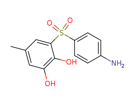 3-(4-aminophenyl)sulfonyl-5-methyl-benzene-1,2-diol cas  53760-97-7