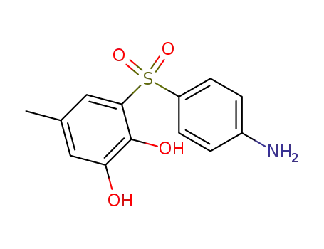 3-[(4-aminophenyl)sulfonyl]-5-methylbenzene-1,2-diol