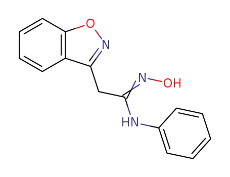 2-benzo[<i>d</i>]isoxazol-3-yl-<i>N</i>-hydroxy-<i>N</i>'-phenyl-acetamidine