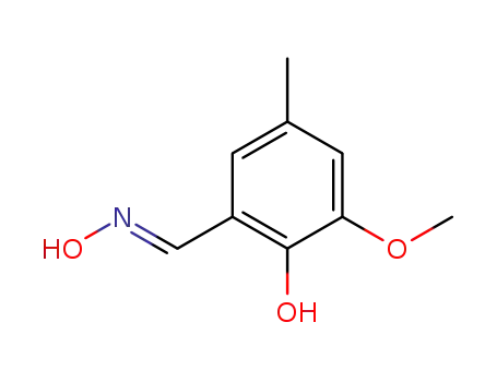2-hydroxy-3-methoxy-5-methyl-benzaldehyde-oxime