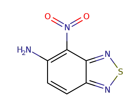 Molecular Structure of 30536-22-2 (4-nitrobenzo[c][1,2,5]thiadiazol-5-aMine)
