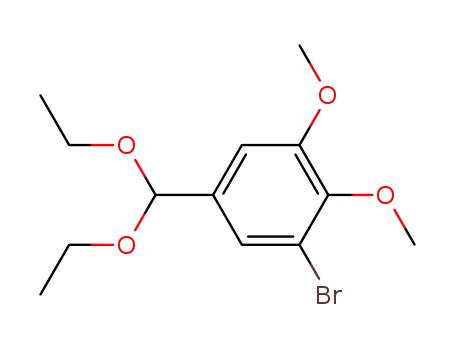 5-Brom-3,4-dimethoxy-benzaldehyd-diaethylacetal