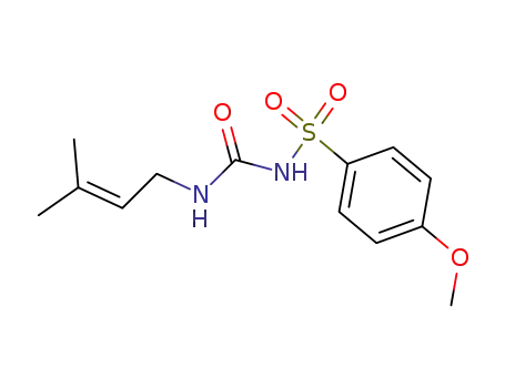 1-(4-Methoxyphenyl)sulfonyl-3-(3-methylbut-2-enyl)urea