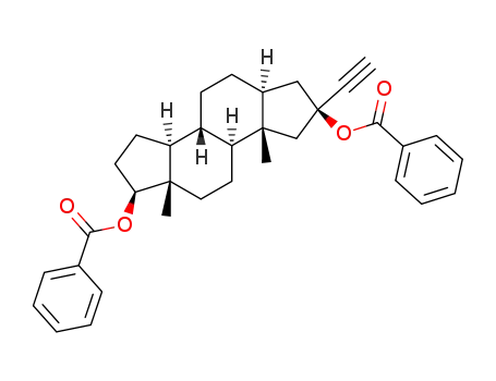 2α-Aethinyl-2β,17β-dibenzoyloxy-A-nor-5α-androstan