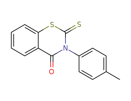 2-thioxo-3-<i>p</i>-tolyl-2,3-dihydro-benzo[<i>e</i>][1,3]thiazin-4-one