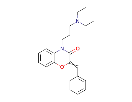 2H-1,4-Benzoxazin-3(4H)-one,
4-[3-(diethylamino)propyl]-2-(phenylmethylene)-