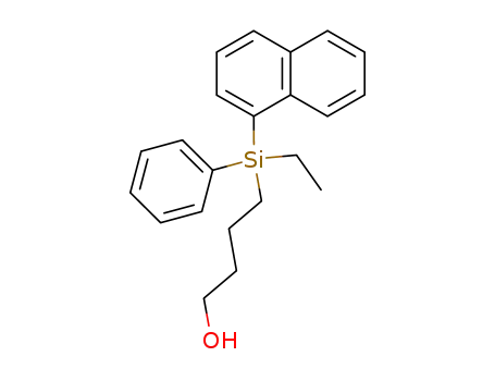 4-(Ethyl-naphthalen-1-yl-phenyl-silanyl)-butan-1-ol