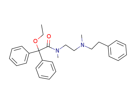 2-ethoxy-N-methyl-N-[2-[methyl(2-phenylethyl)amino]ethyl]-2,2-di(phenyl)acetamide