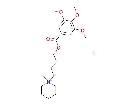 1-methyl-1-[4-(3,4,5-trimethoxy-benzoyloxy)-butyl]-piperidinium; iodide