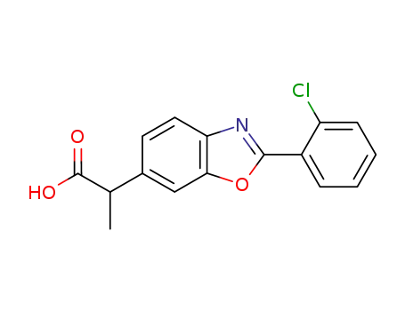2-(2-Chlorophenyl)-alpha-methyl-6-benzoxazoleacetic acid
