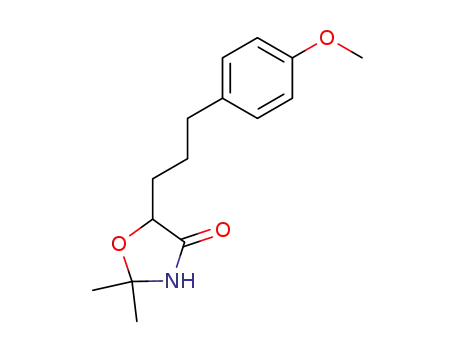 5-[3-(4-methoxy-phenyl)-propyl]-2,2-dimethyl-oxazolidin-4-one